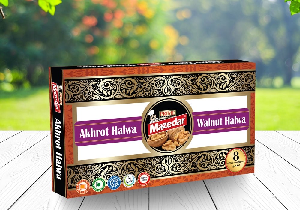 You are currently viewing AKHROT HALWA (40 GM CUBES INDIVIDUALLY WRAPPED)